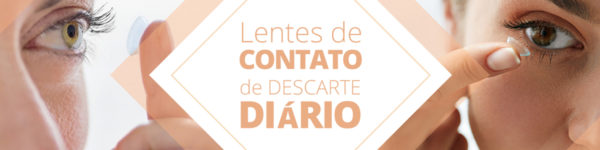 lente de contato de descarte diário