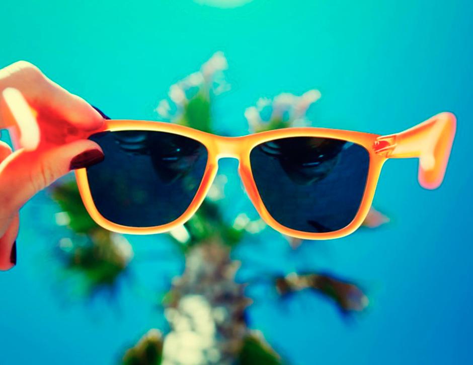 óculos de sol e férias